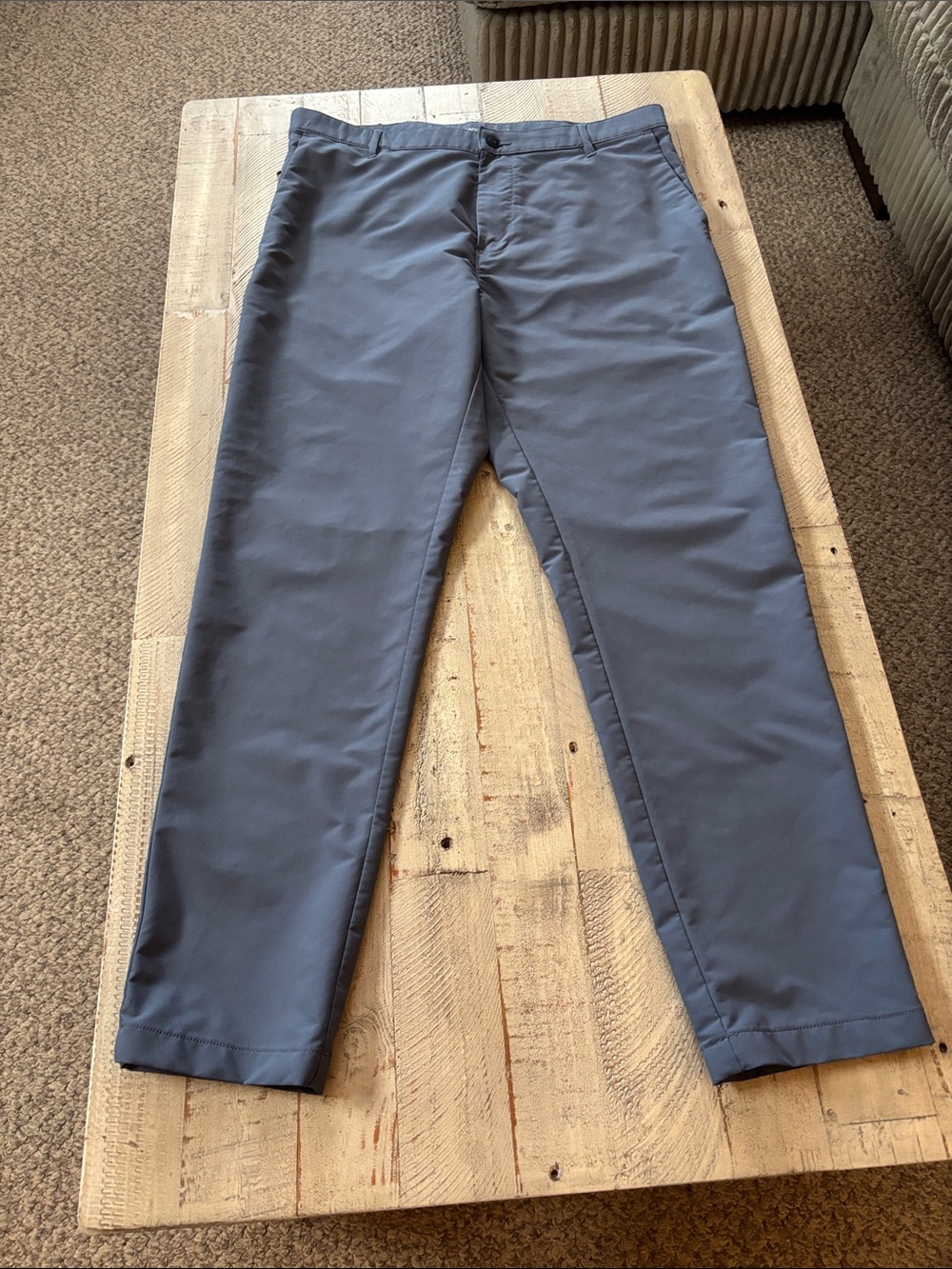 Men's Banana Republic Casual Stretch Chino Pants - Slate Blue